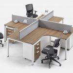 Office furniture with chairs